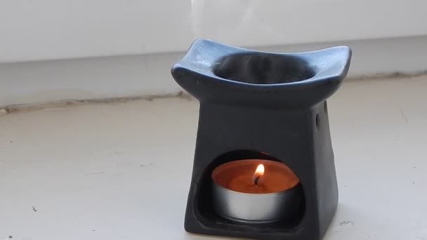Aromaterapia huele a vela de forma calentada  - Imágenes, Vídeo