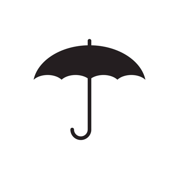 paraguas icono vector diseño plano - Vector, Imagen