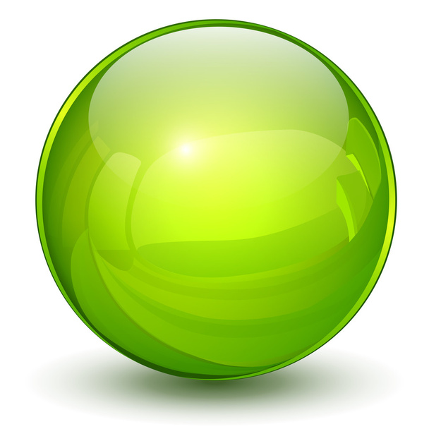 Green sphere - Vector, Image