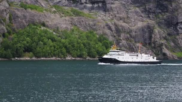 Noorwegen natuur en reisachtergrond. - Video