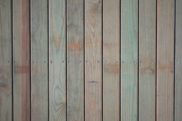 Fondo de textura de pared de madera verde y marrón. Fondo abstracto de madera vintage
 - Foto, imagen