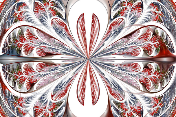 Fabuleux motif fractal. Collection - feuillage d'arbres. Ordinateur
 - Photo, image