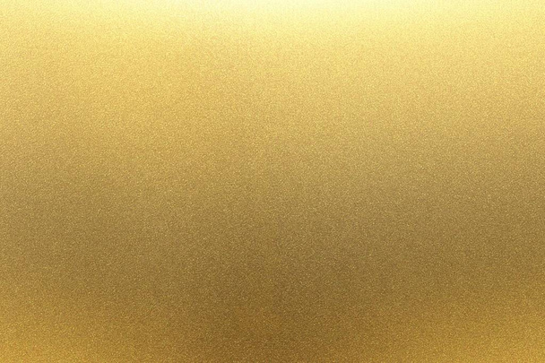 Διάθλαση σε χρυσό μεταλλική υφή τοίχου, αφηρημένο φόντο - Φωτογραφία, εικόνα