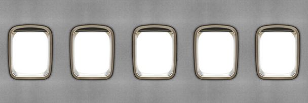 Airplane windows, Flight concept - Photo, Image