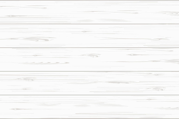 Textura de tábua de madeira branca para fundo. Ilustração vetorial
. - Vetor, Imagem