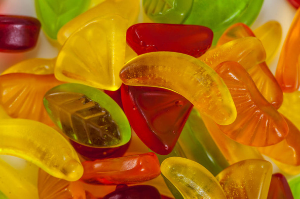 Gyümölcs zselés cukorka színes választék - Fotó, kép