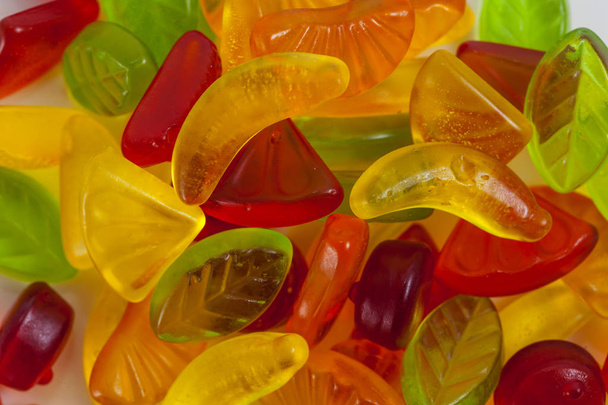 Fruchtgelee Bonbons buntes Sortiment - Foto, Bild