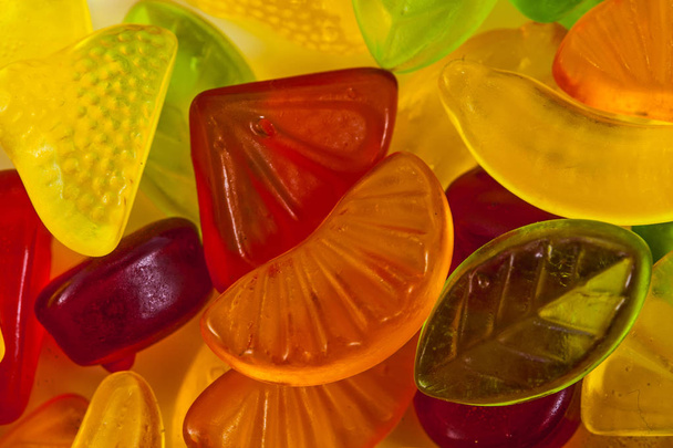 Ovocné želé bonbony barevný sortiment - Fotografie, Obrázek