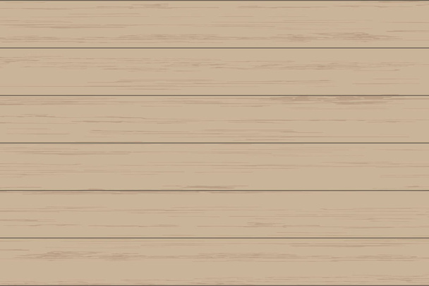 Brown wood plank texture for background. Vector illustration. - Vector, Image