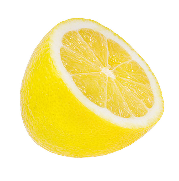 citron izolované na bílém pozadí - Fotografie, Obrázek