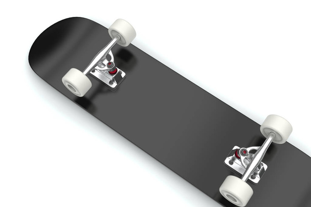 Skateboard en segundo plano. Renderizado 3D
. - Foto, imagen