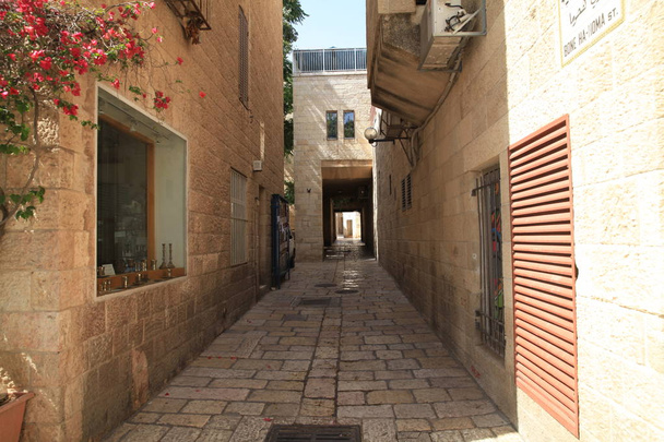 Jerusalem, Israel, old city, streets and buildings - Photo, Image
