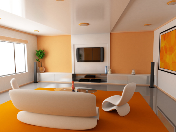 Πορτοκαλί δωμάτιο (μπροστά) - Φωτογραφία, εικόνα