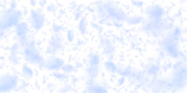 Pétalos de flor azul claro cayendo. Cautivador
 - Vector, imagen