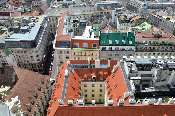 Austria, Vienna - cityscape, roofs - Zdjęcie, obraz
