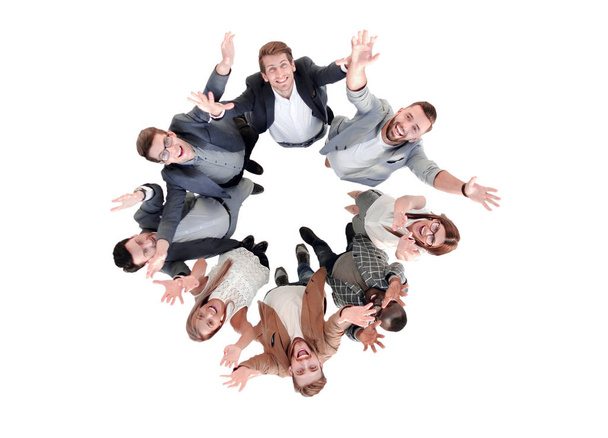 top view.a group of successful young people - Fotó, kép
