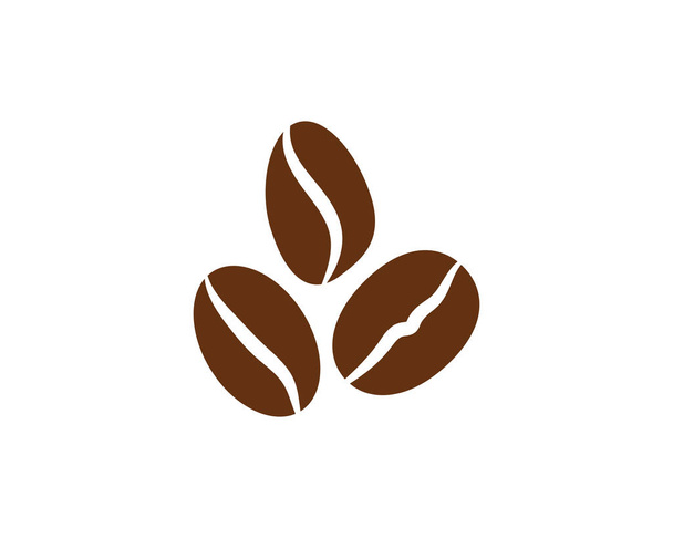 icono de grano de café vector plantilla de ilustración - Vector, Imagen