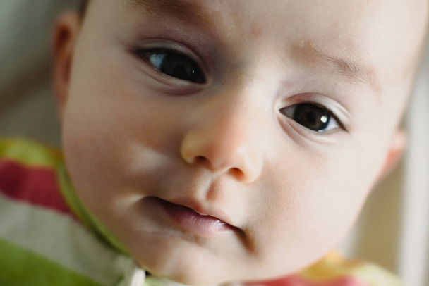 Close-up of a baby's mouth. - Φωτογραφία, εικόνα
