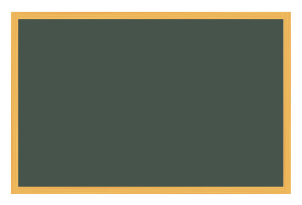 lege zwarte schoolbord - Vector, afbeelding