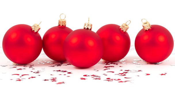 Red christmas balls - Photo, Image