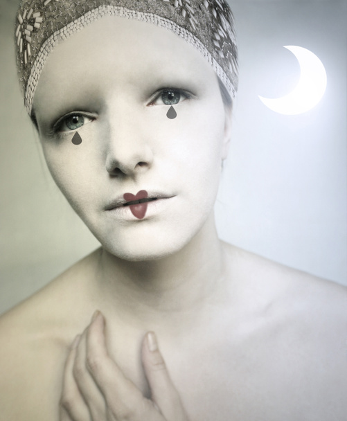 Pierrot Lunaire - Φωτογραφία, εικόνα