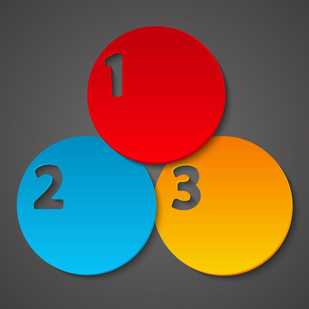 Fluxograma de três etapas
 - Vetor, Imagem