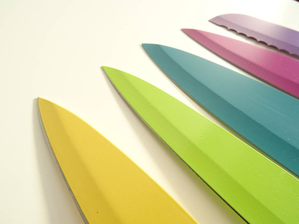 New Colorful Kitchen Knives - Foto, imagen