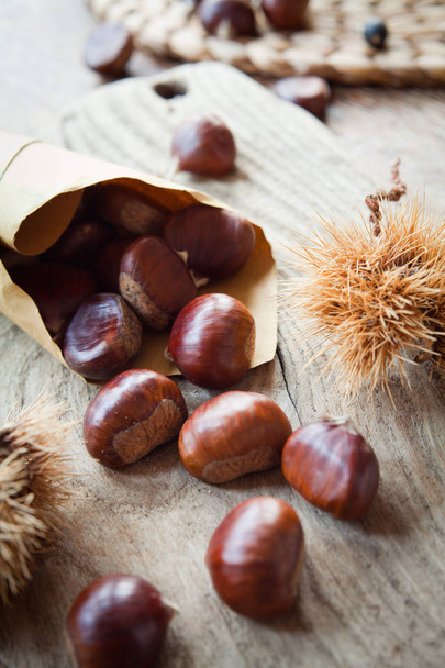chestnuts brown background wallpaper - Photo, Image