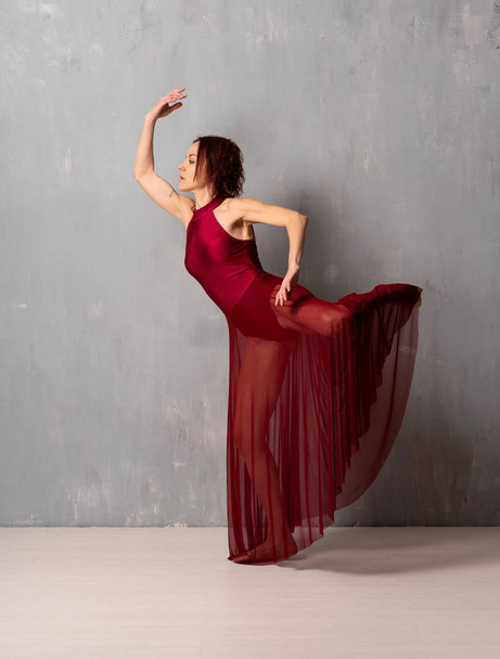 Young ballerina girl dancing - Photo, Image