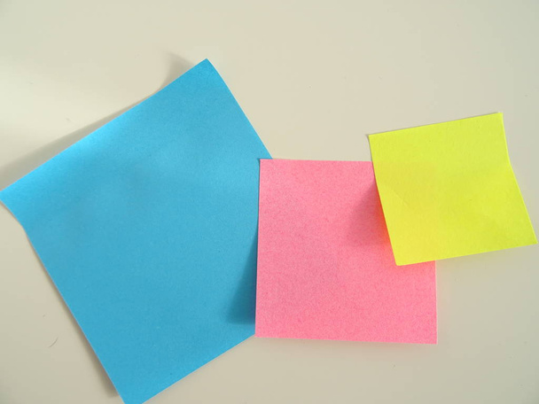 Empty Colorful Sticky Notes - Photo, Image