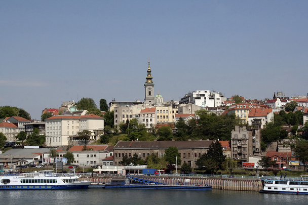 Old Belgrade from the river Sava - Photo, Image