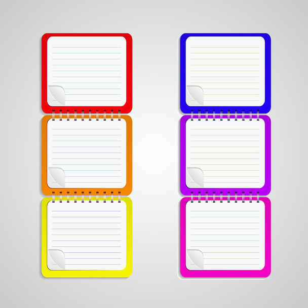 Set of vector notebook - Вектор,изображение