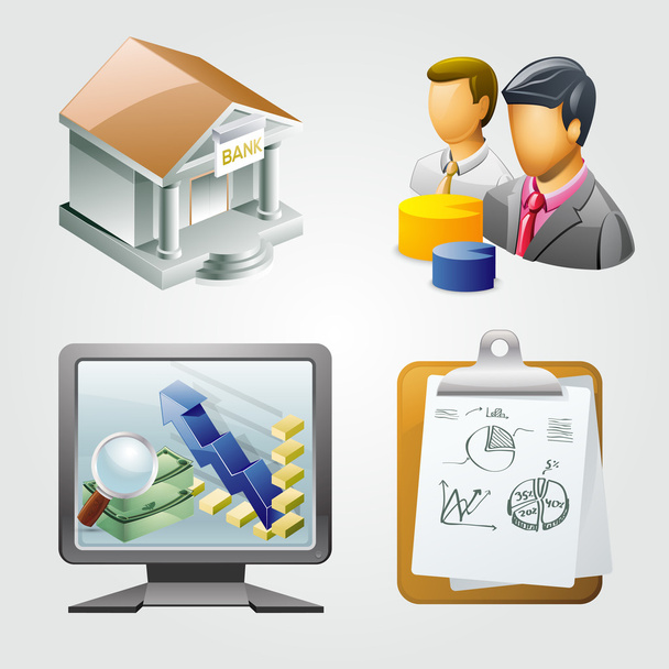 Business icons  vector illustration - Vector, Image