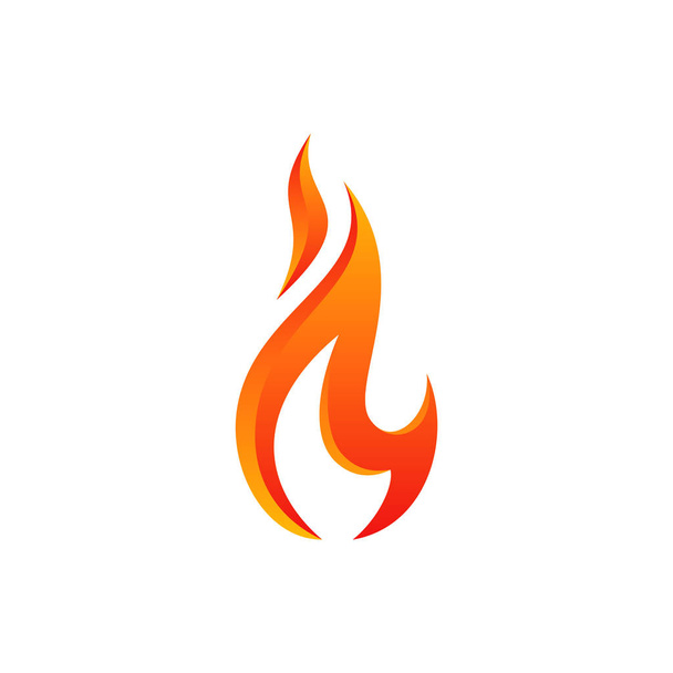 Modern alev ateş kırmızı tasarım - Vektör, Görsel