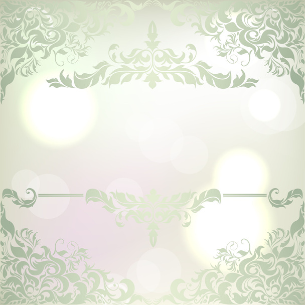 Abstract Christmas background with frosty frame - ベクター画像