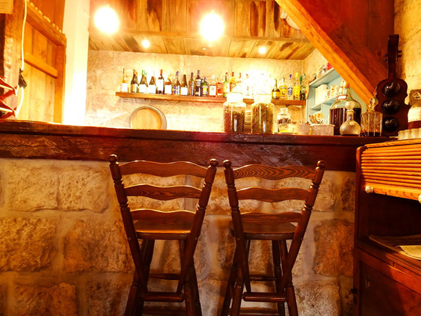 Native Bulgarian Bar Interior - Fotó, kép