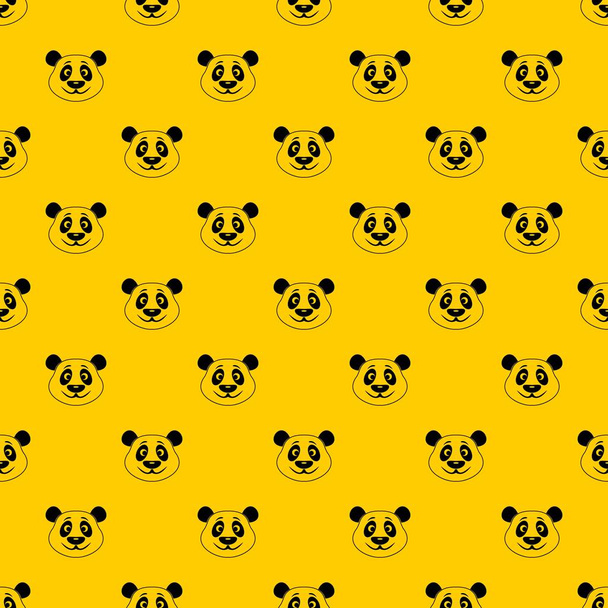 Panda pattern vector - ベクター画像
