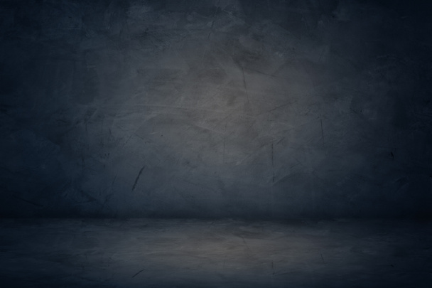dark blue cement wall and studio background - Photo, Image
