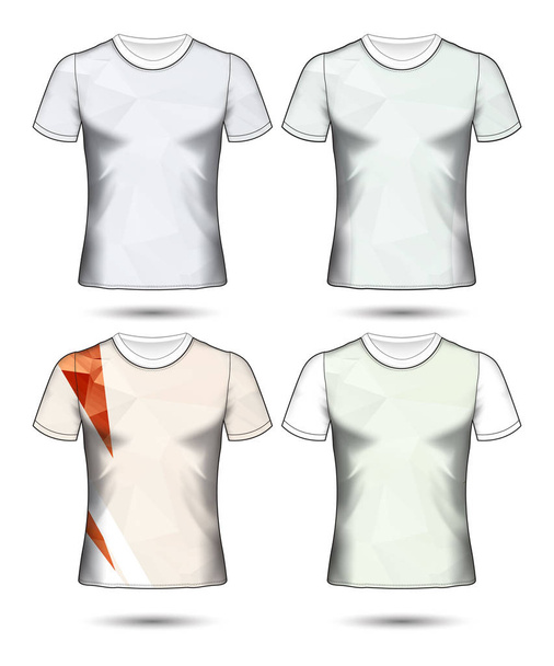 Σύνολο ποδοσφαίρου ή ποδοσφαίρου φανέλα πρότυπο t-shirt στυλ, Σχεδιασμός ποδοσφαιρική ομάδα διανυσματική εικονογράφηση σας - Διάνυσμα, εικόνα