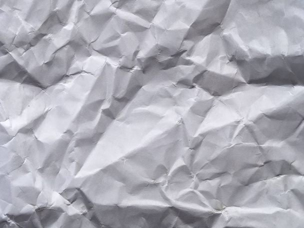 crumpled paper texture for background - Photo, Image