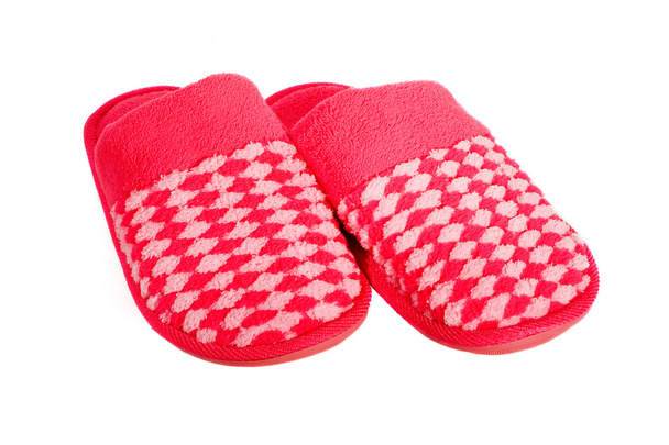 Zapatillas rojas aisladas en blanco
 - Foto, imagen