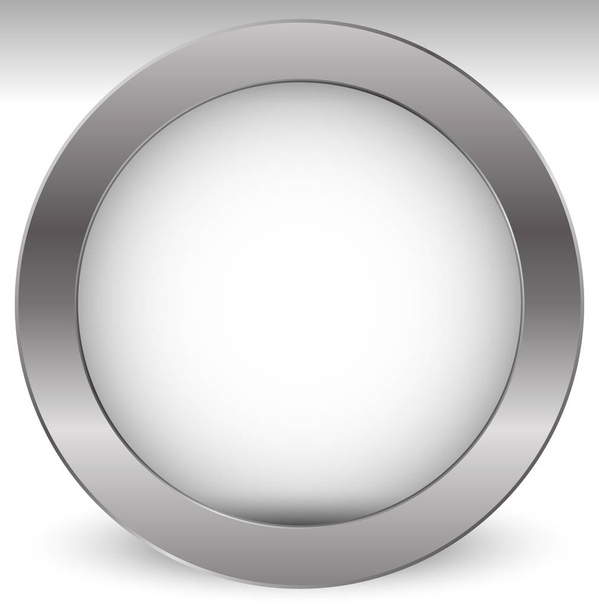 Shaded empty circle with transparent inner part - Vector, Imagen