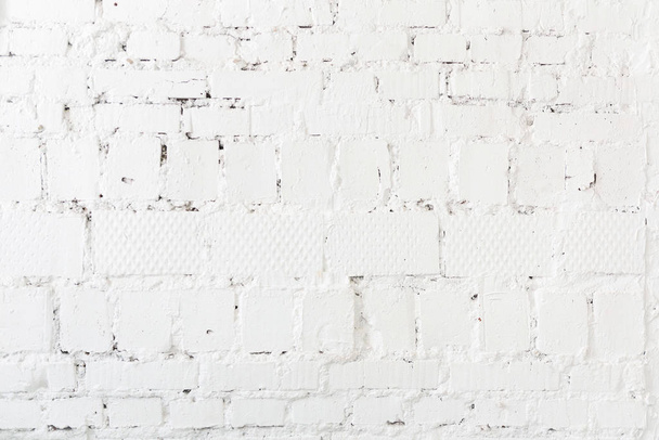 White brick wall texture - Photo, Image