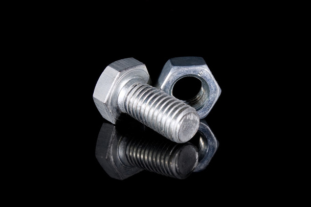Stainless steel bolt and nut - Photo, Image