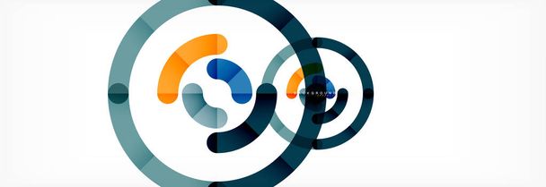 Modern geometrical abstract background design - Vector, Image
