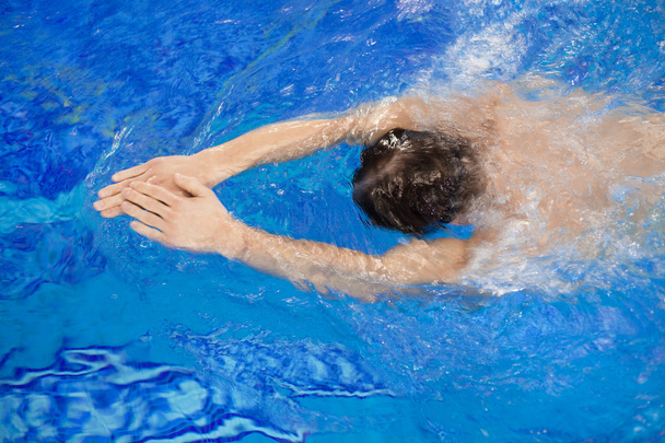 Swimming man - Foto, imagen