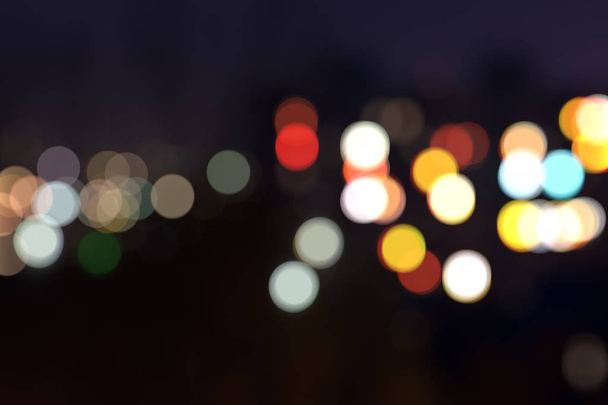 Abstract blurry background with defocused bokeh light elements - Photo, Image