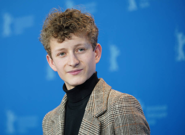  Jon Ranes attends the 'Out Stealing Horses'  Photocall  at the 69th Berlinale International Film Festival Berlin on February 9, 2019, in Berlin, Germany.                                 - Fotoğraf, Görsel