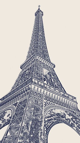 Eiffel Tower  in Paris, France - Photo, Image