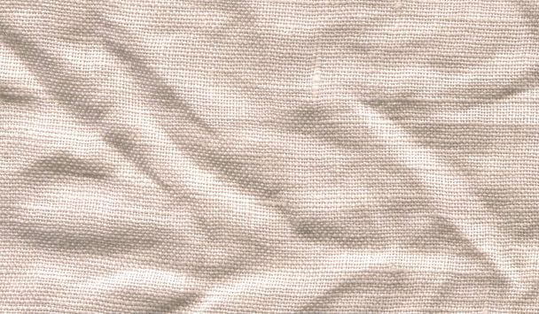 Grijze linnen patroon voor de achtergrond. Grijze linnen textuur stof - Foto, afbeelding